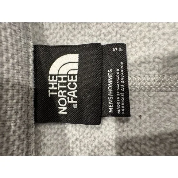 The North Face Men’s Textured Cap Rock 1/4 Zip Pullover Sweatshirt Gray Small - Picture 7 of 7